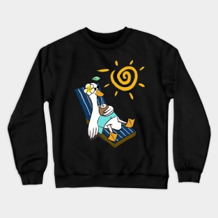 Doo Doo duck Relax Crewneck Sweatshirt